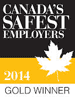 Canada's Safest Employer 2014 Gold Medal Winner